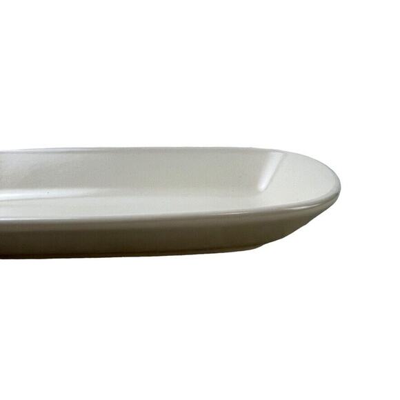 Pfaltzgraff Dishwasher Microwave Save Cream Stonewear Serving Dish Oval Bowl - Picture 5 of 16